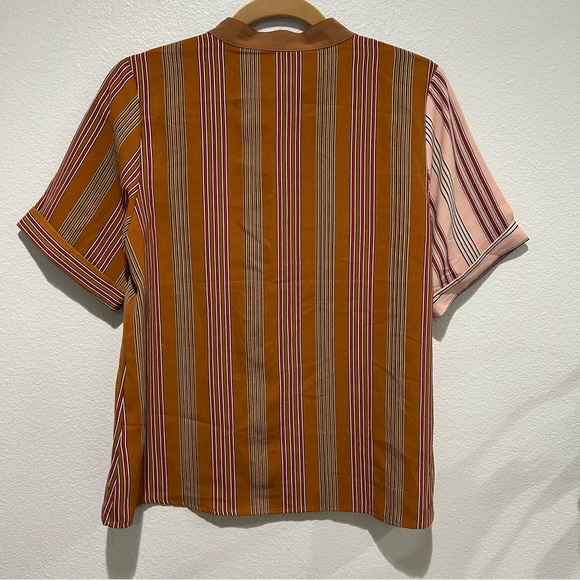 Roolee two colored button down shirt M - Picture 7 of 7